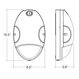 Mini EGG Wall Pack: 3CCT With (90 Min. Emergency Battery Included)