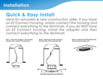 4" Inch Smart Recessed Retrofit Downlight (E26 Base) Works with Google & Alexa