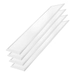 (4 PACK) 1x4 FT Edge-Lit Panel 40W, Single CCT