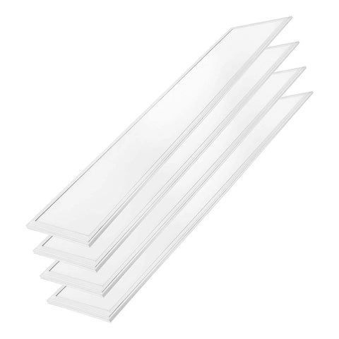 (4 PACK) 1x4 FT Edge-Lit Panel 40W, Single CCT